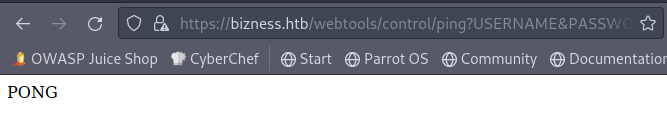 webtools ping test