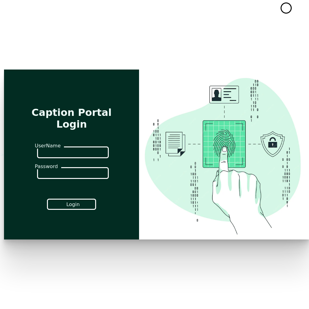 caption htb login page port 80