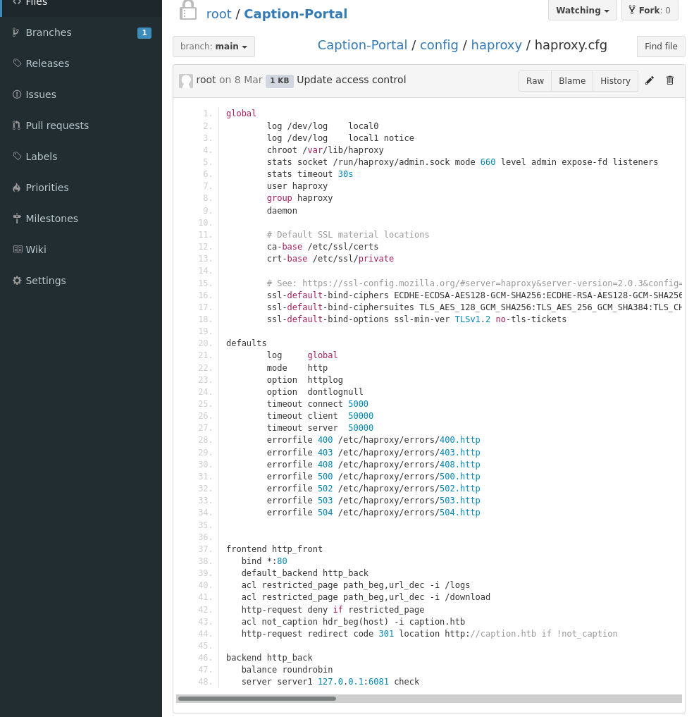 haproxy config