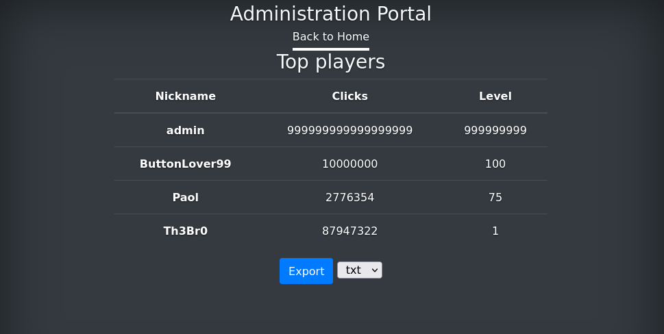 admin portal