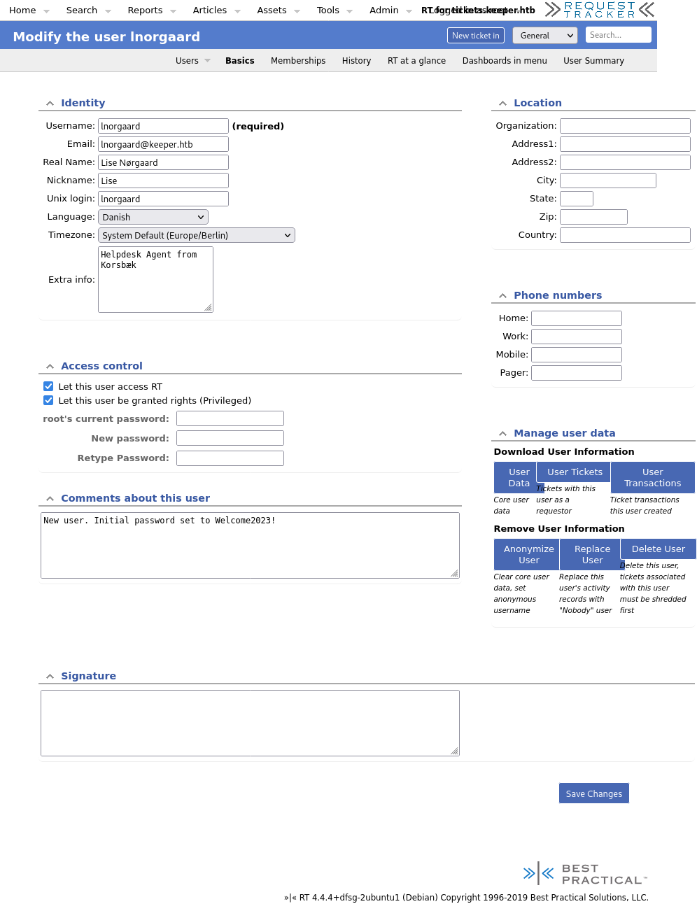 Inorgaard user profile