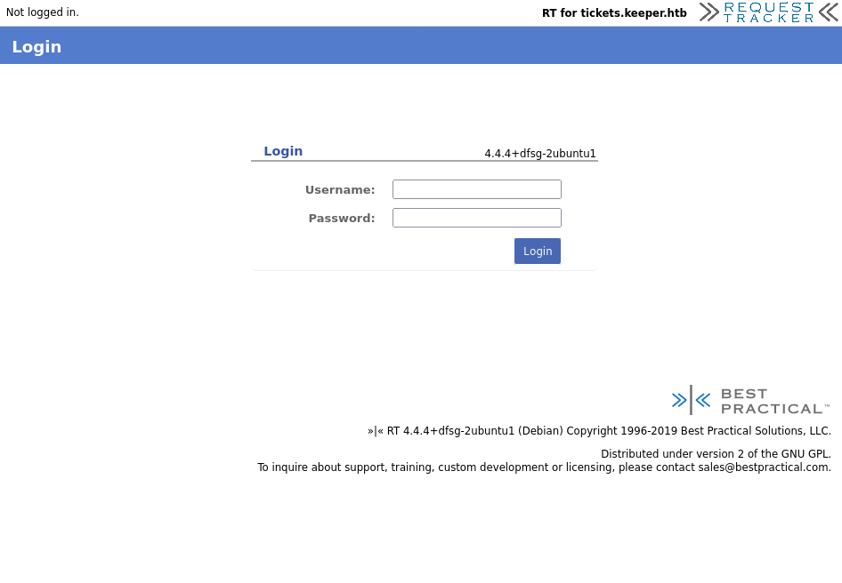 ticket tracking login