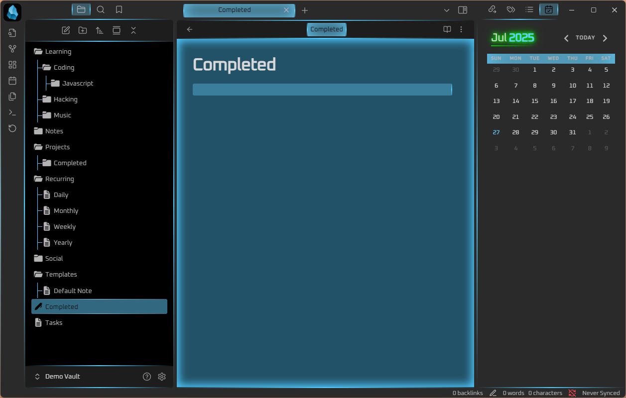 Directory Setup